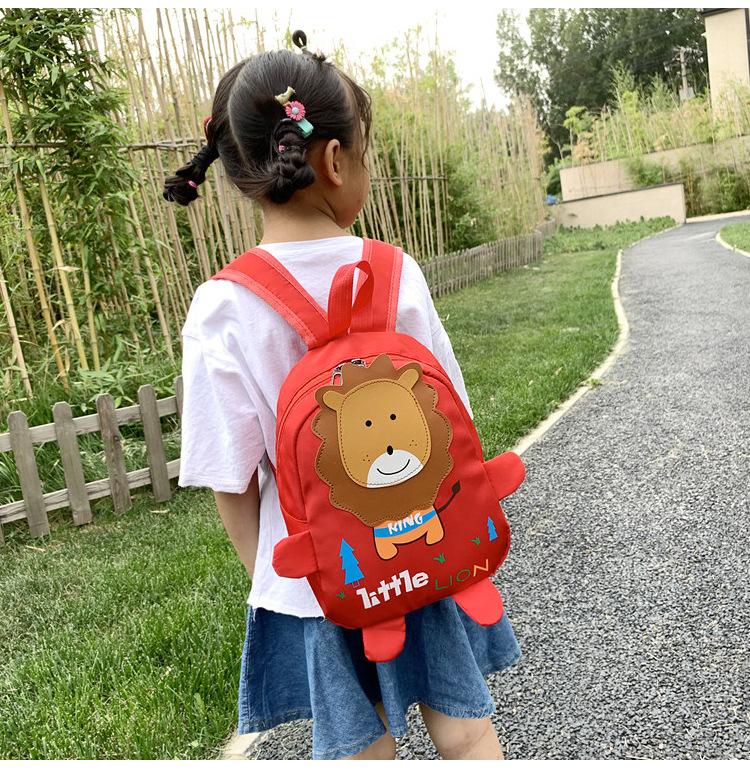 Sac à dos lion léger pour enfant de maternelle (EGB080)