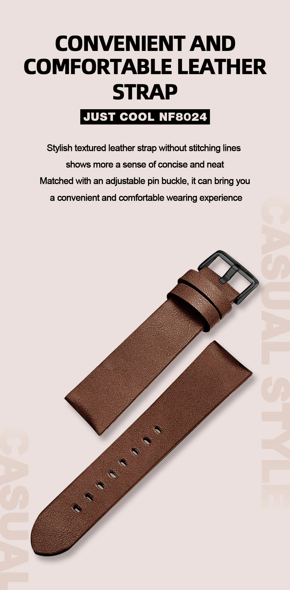 NAVIFORCE Leather Men Watch (NF8024)