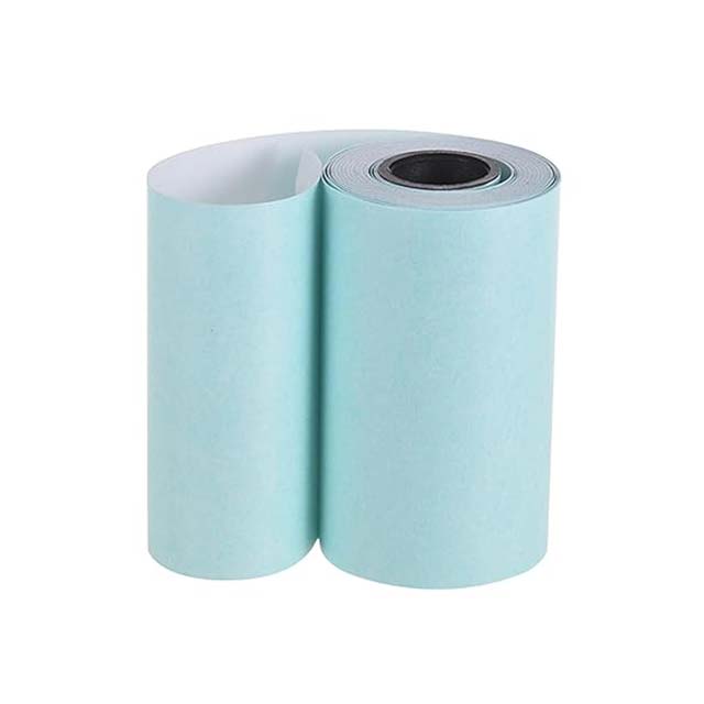 Printable Sticker Paper Roll – Direct Thermal Self-Adhesive Paper, 57x30mm for A6 Pocket Thermal Printer, Compatible with P1/P2 Mini Photo Printer
