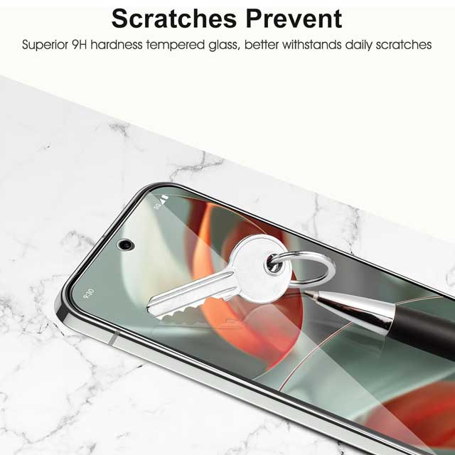 SPARIN Premium 5-Pack Tempered Glass Screen Protectors with 9H Hardness, Camera Protection & Mounting Frame (3+2 Kit)