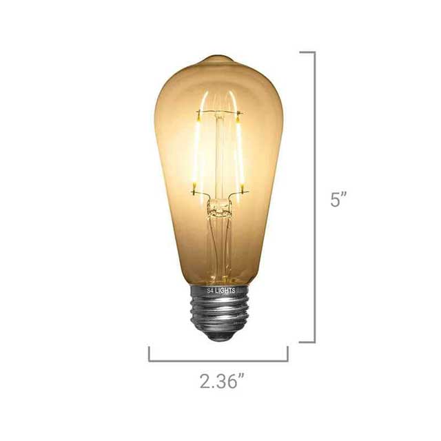 ST58 Vintage LED Cafe Bulb