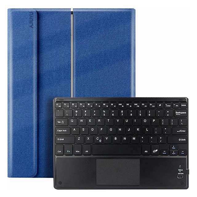 Samsung Galaxy Tab S7 11″ Keyboard Case (2020 SM-T870/T875/T876) – Magnetically Detachable Bluetooth Touch Keyboard, Blue