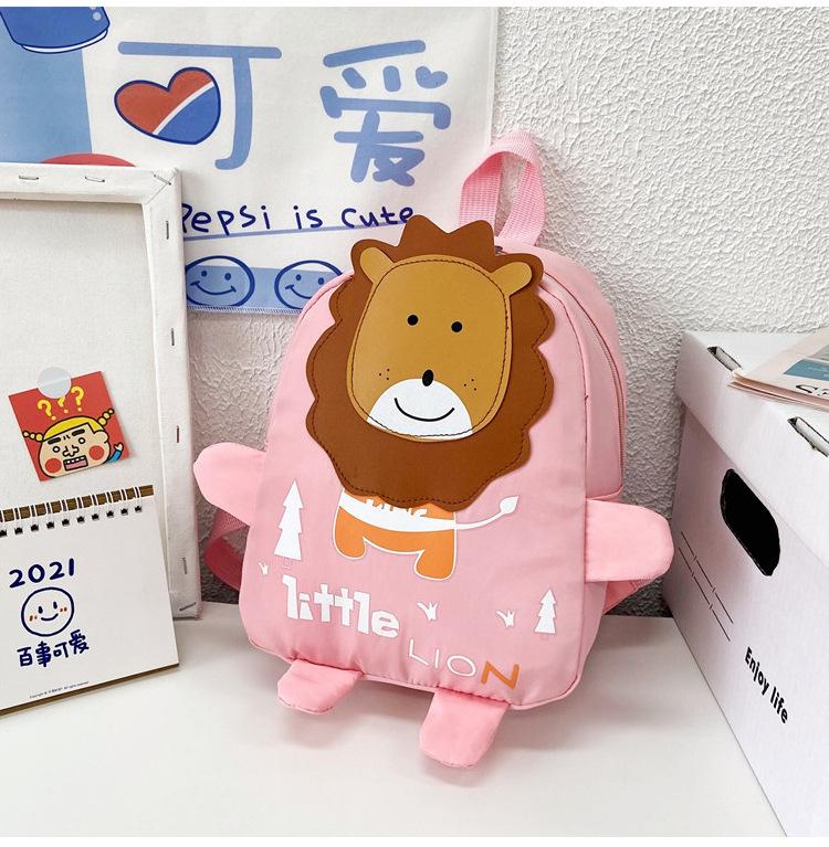 Sac à dos lion léger pour enfant de maternelle (EGB080)