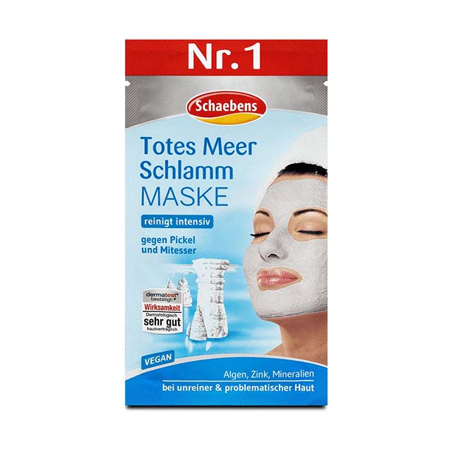 Schaebens No.1 Dead Sea Mud Mask – Natural Mineral-Rich Facial Detox & Deep Pore Cleanser