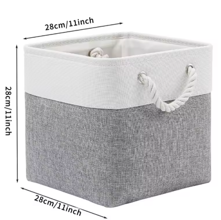Folding Linen Storage Organizer Box – Underwear, Socks & Sundries Sorting Basket