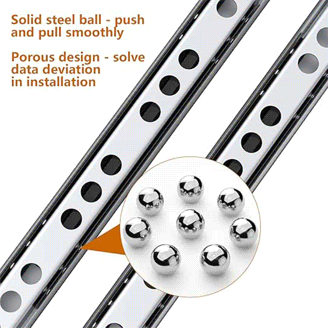 Set of 2 Heavy-Duty Drawer Runners