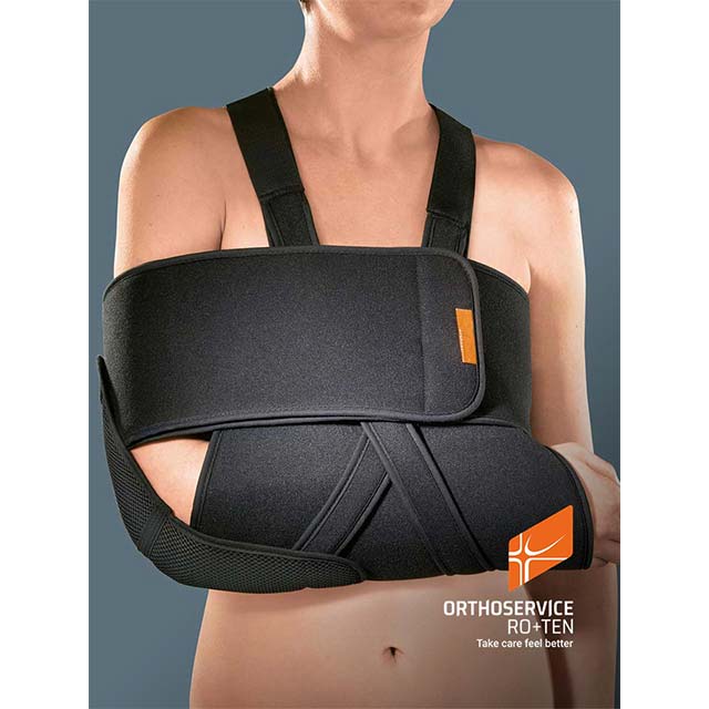 ShouldFix II Shoulder Immobiliser Arm Band – Removable Elbow Pocket for Right/Left Shoulder & Abdominal Fracture Support