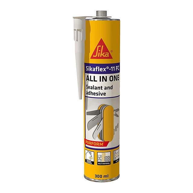 Sika Sikaflex 11FC Purform 300ml – Multipurpose Moisture Curing Elastic Adhesive & Sealant for Interior & Exterior (White)