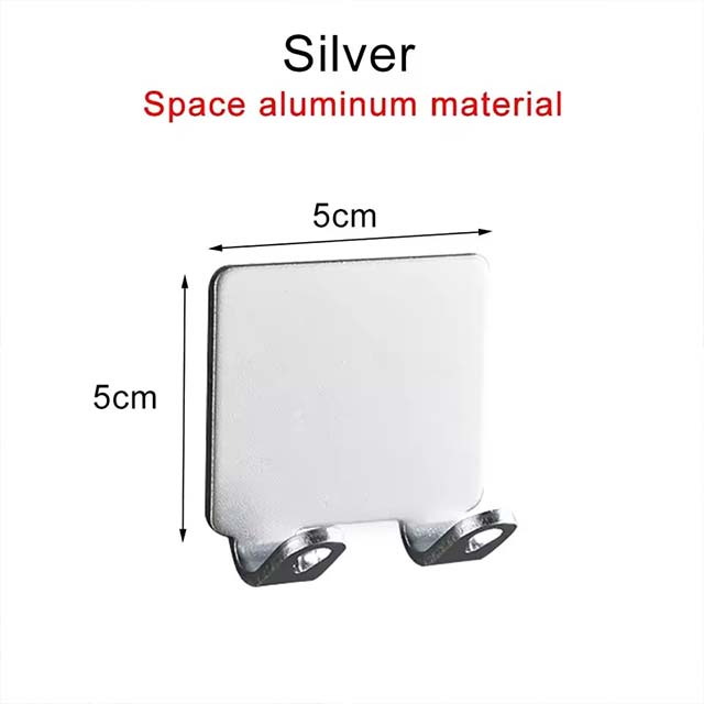 Bathroom Aluminum Razor Holder & Shaver Shelf – Punch-Free Wall-Mounted Storage Hook for Men’s Shaving Accessories Organization
