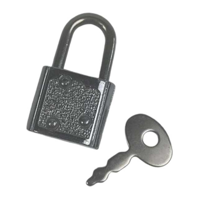 Small Silvertone Diary Lock with Key – Vintage Secure Closure for Diaries & Journals