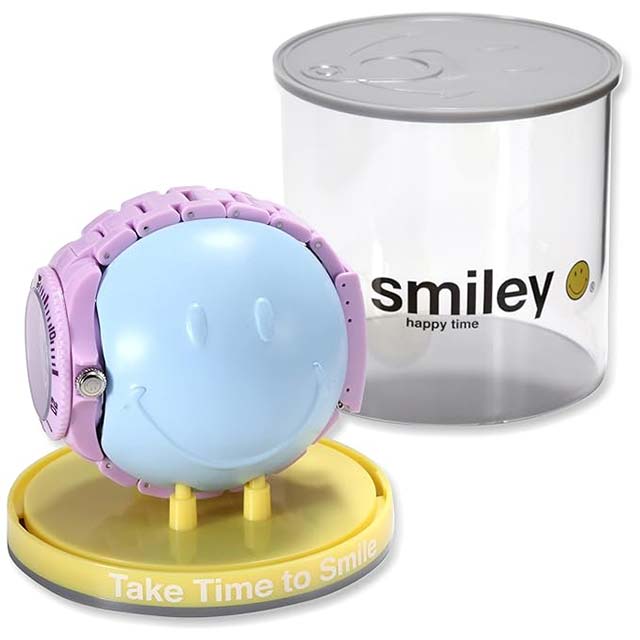 Smiley "Happy Time" Women's Pretty Pastel Purple Analogue Watch – Fashionable Timepiece WGS-PPPLV01