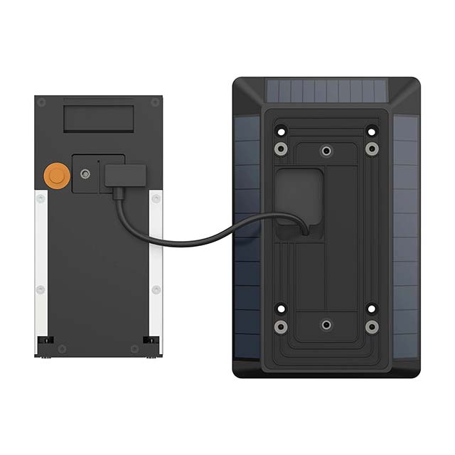 Solar Charger for Battery-Powered Doorbells - Continuous Power Supply, Weatherproof & Energy-Efficient Charging