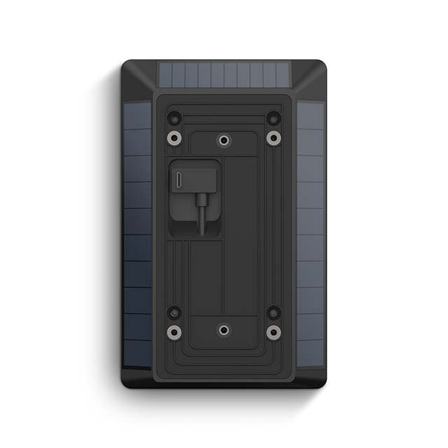 Solar Charger for Battery-Powered Doorbells - Continuous Power Supply, Weatherproof & Energy-Efficient Charging