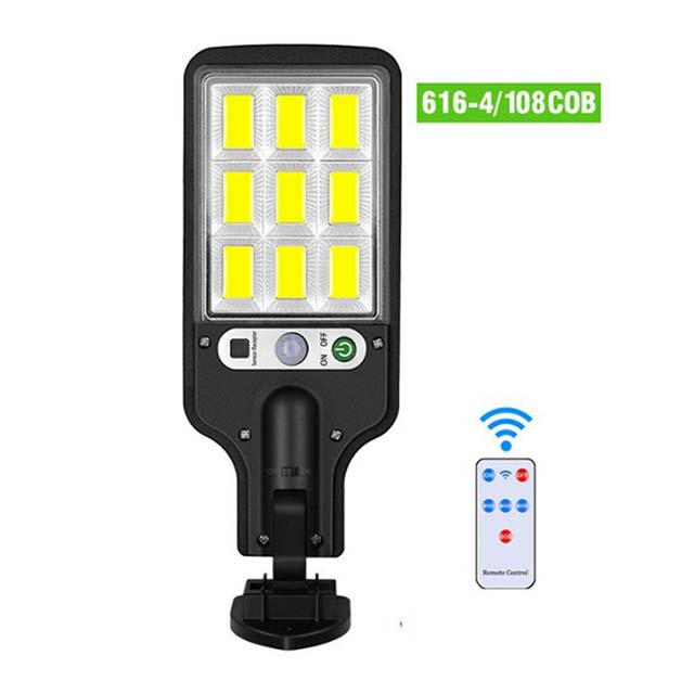 Solar Lights for Garden & Patio - Waterproof Outdoor Solar Street Lamp with PIR Motion Sensor, COB Powered Security Lighting for Yard & Path