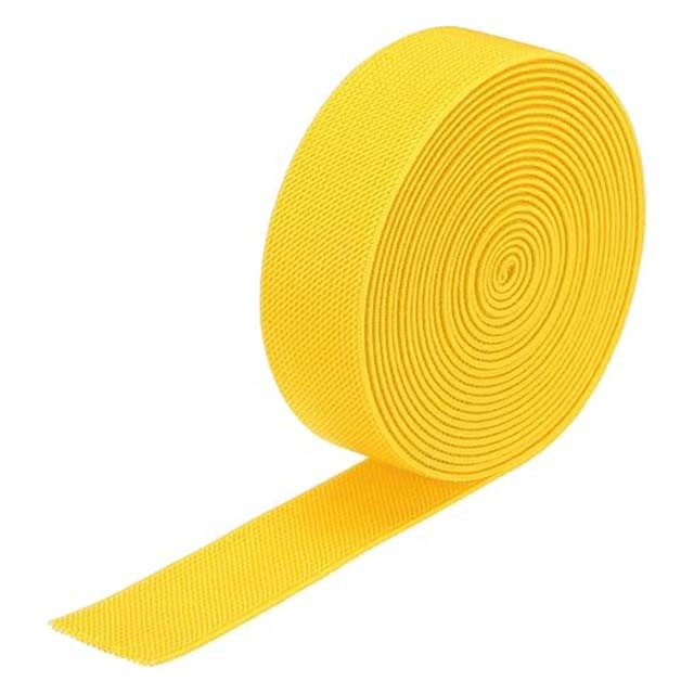 Sourcing Map Twill Wide Elastic Band – 3cm (1.2") Double-Sided Flat Woven/Knit Elastic Spool, 4 Yards (12ft) Heavy Stretch Strap for Sewing & Waistbands
