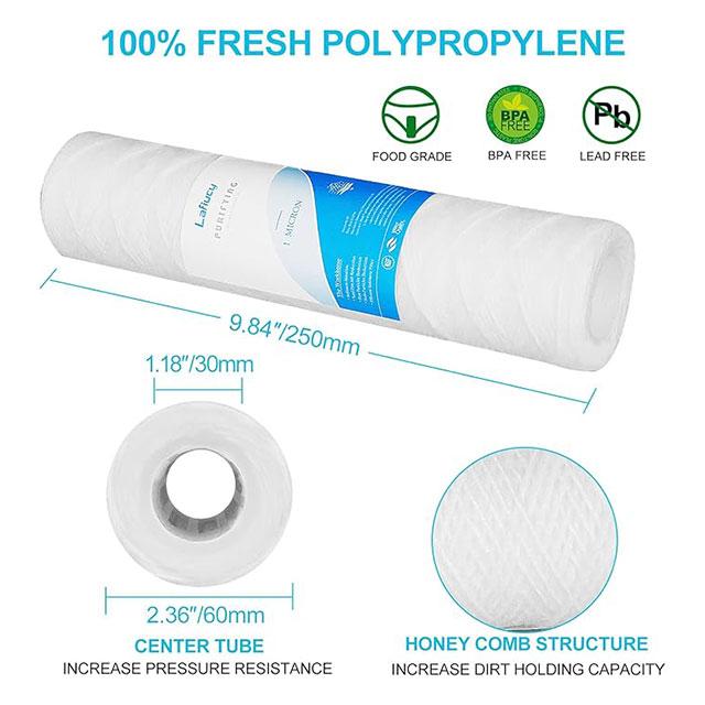 String Wound Sediment Water Filter