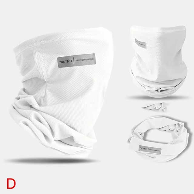 Summer Ice Silk Face Mask – UV Protection Neck Wrap & Ear Bandana for Men & Women | Outdoor Cycling Cover
