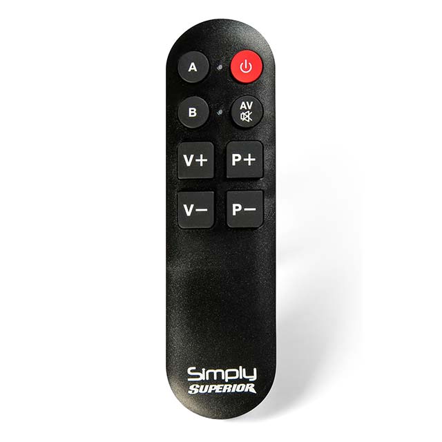 Superior Electronics Simply Universal SUPTLB001 – Large Button Universal Remote Control for 2 Devices