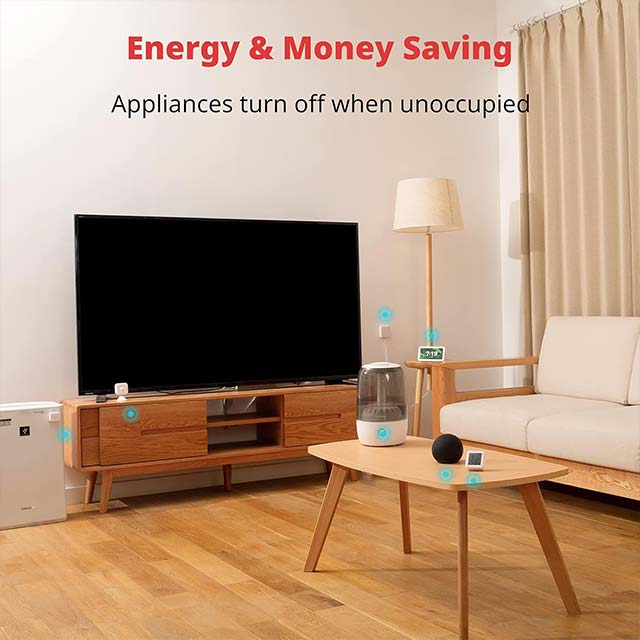 SwitchBot Smart Motion Door Sensor - Wireless PIR Motion Detector for Home Security, Alexa Compatible with SwitchBot Hub