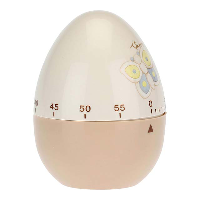 THUN Elegance Timepiece – Butterfly & Flower Decor ABS Kitchen Accessory (7cm H, 3.5cm Base)