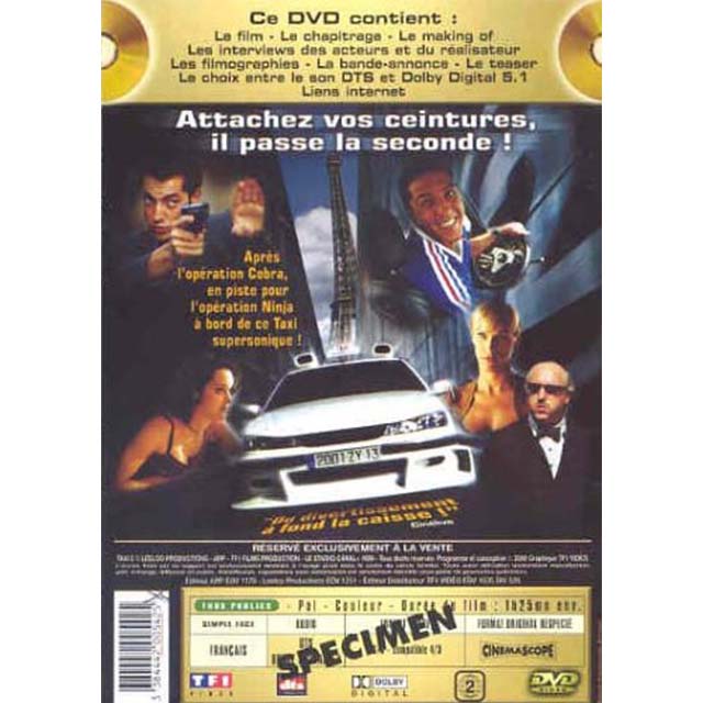 Taxi 2 (FR Import) – Authentic French Action-Comedy Movie DVD