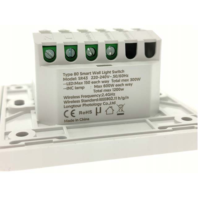 Teckin SR43 Smart Light Switch - WiFi Remote Control, Works with Alexa & Google Home, Voice & App Control, Easy Installation, Energy Saving