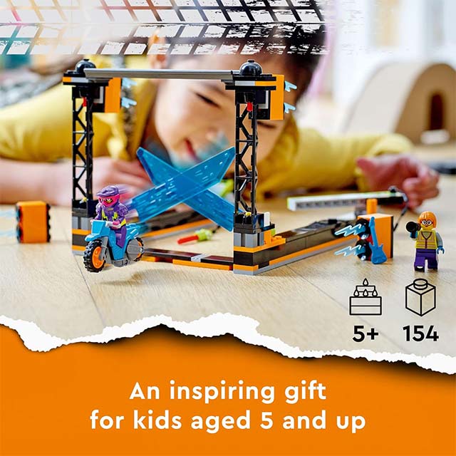 LEGO City Stuntz The Blade Stunt Challenge 60340 Building Toy Set- Boys, Girls, Kids Ages 5+ (154 Pieces)