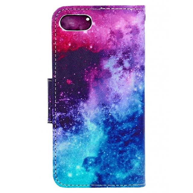 TopQ iPhone SE 2022 Book Case – Premium Space Edition Protective Cover