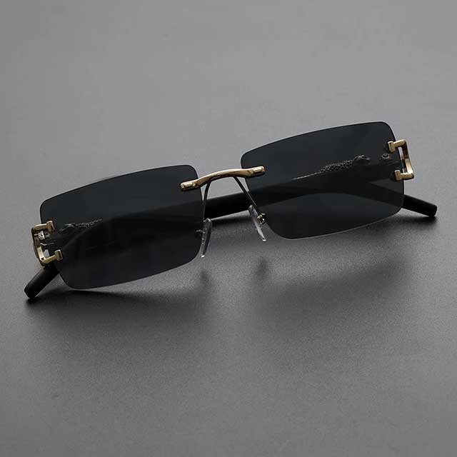 Trendy Frameless Rectangular Sunglasses – Fashionable Personalized Shades for Daily Wear