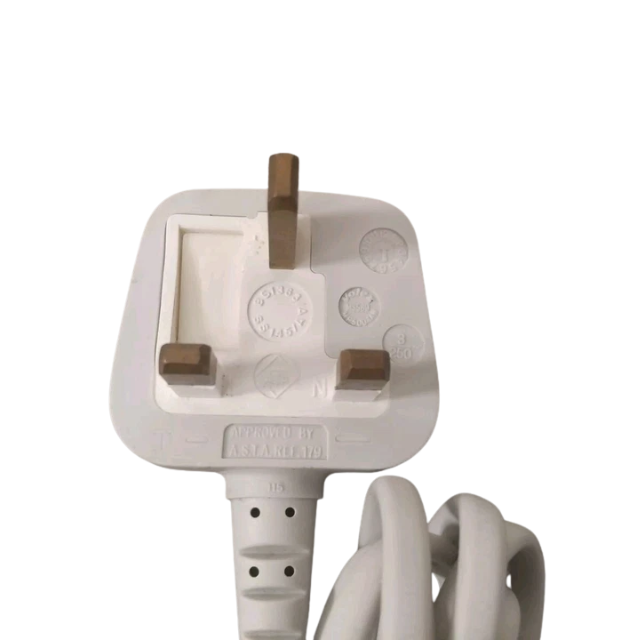 UK Power Cord – Safety Mains Lead Compatible with Apple Devices