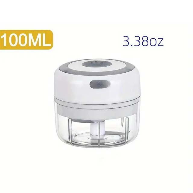 100/250ml USB Electric Mini Garlic Chopper - Powerful Meat Grinder & Vegetable Crusher for Quick and Easy Food Prep