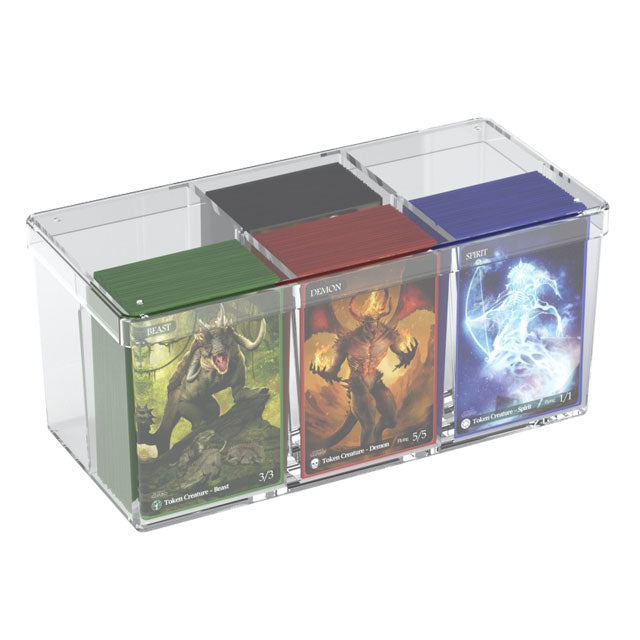 Ultimate Guard Box – Stack'n'Safe 480+ Transparent | Heavy-Duty, Secure & Stackable Storage Container