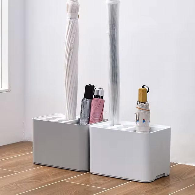 Umbrella Rack with Drip Tray | Space-Saving Corner Storage for Entryway | Holds 10-15 Umbrellas