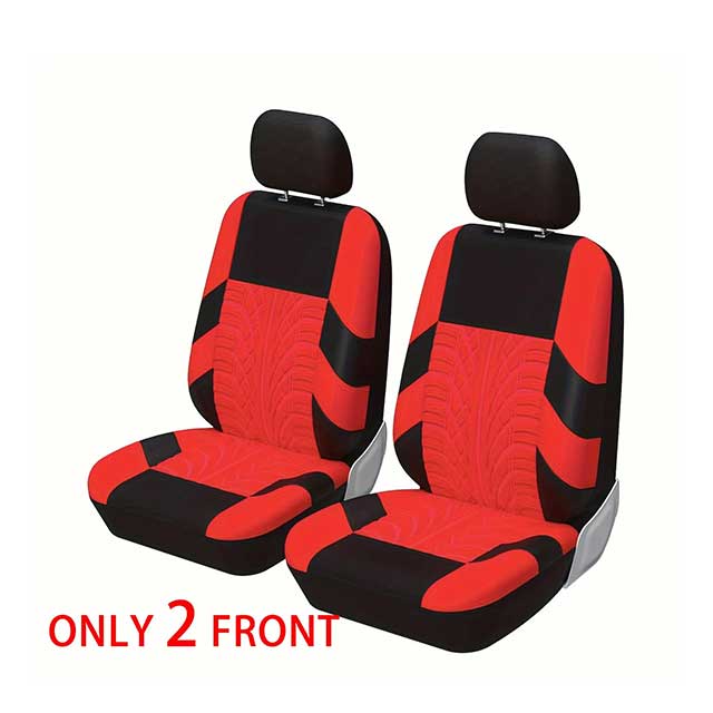 Universal Car Seat Covers Full Set – Front Split & Rear Bench Cloth Covers for SUV, Sedan, Van & Automotive Interiors