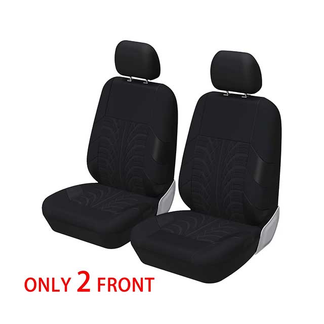 Universal Car Seat Covers Full Set – Front Split & Rear Bench Cloth Covers for SUV, Sedan, Van & Automotive Interiors