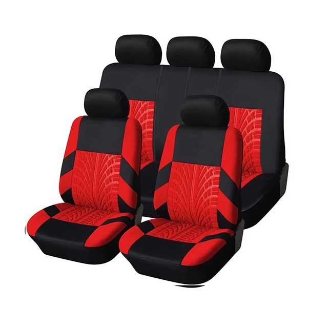 Universal Car Seat Covers Full Set – Front Split & Rear Bench Cloth Covers for SUV, Sedan, Van & Automotive Interiors