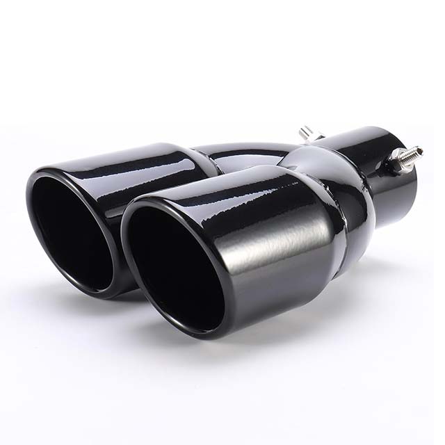 Universal Stainless Steel Tail Throat Car Exhaust Muffler – High Performance, Durable & Noise-Reducing Replacement for Cars
