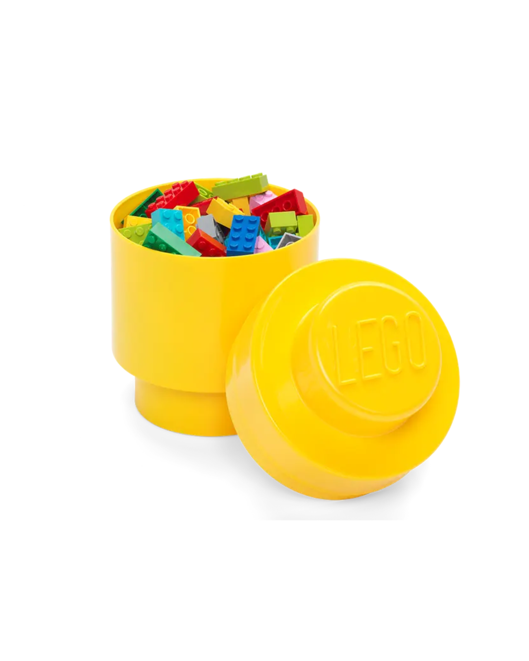 LEGO® 1-Stud Round Storage Brick – Stackable Circular Organizer for LEGO Bricks & Small Toys