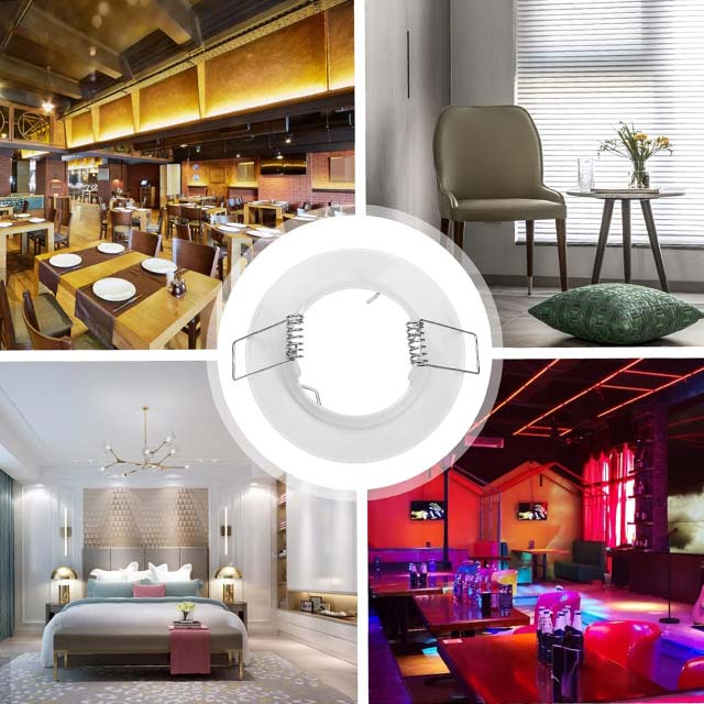 Upgrade Your Recessed Lighting with GU10 LED Trim Covers – 2-Pack Premium Replacement Trim for Recessed Lights