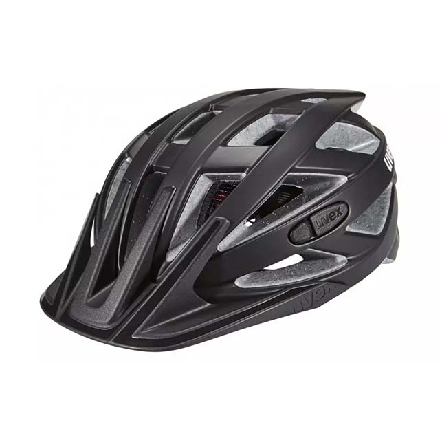 Uvex i-vo cc Black Matte Safety Helmet – Lightweight Protection with UV & Anti-Fog Features