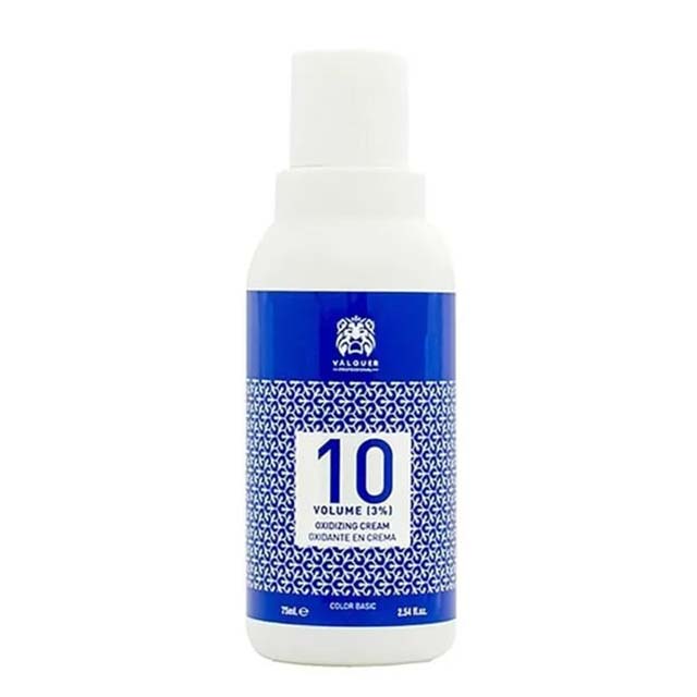 Valquer 10 Volume (3%) Oxidizing Cream 75ml – Premium Hair Dye Developer for Salon & Home Use