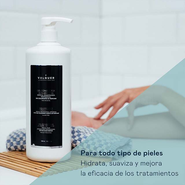 Valquer Profesional D’Bullón 1000 ml Conductive Body Gel for Aesthetic Treatments – Premium Salon & Spa Skincare Solution