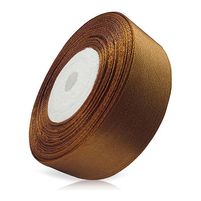 Vibrant Wide Silk Satin Ribbon Roll