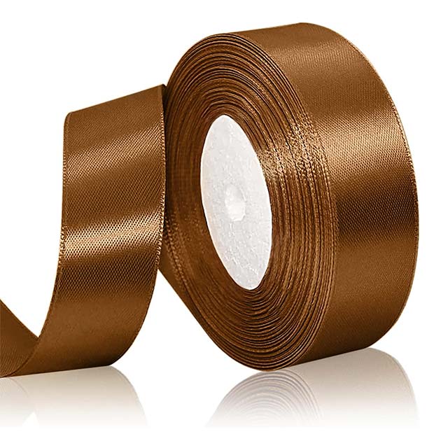 Vibrant Wide Silk Satin Ribbon Roll