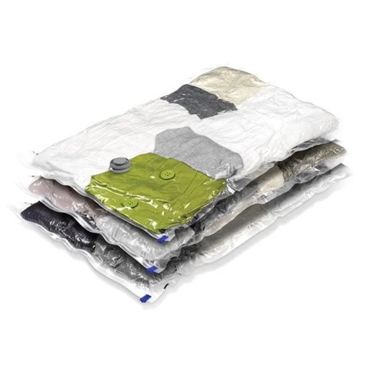 Vacuum Storage Bag – Space Saving Compression Bag for Clothes, Blankets, Pillows & Seasonal Storage