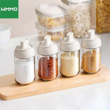 WMMO Spice Jar Set with Lid – Herb & Condiment Storage Tins with Spoon & Sealed Container for Seasonings