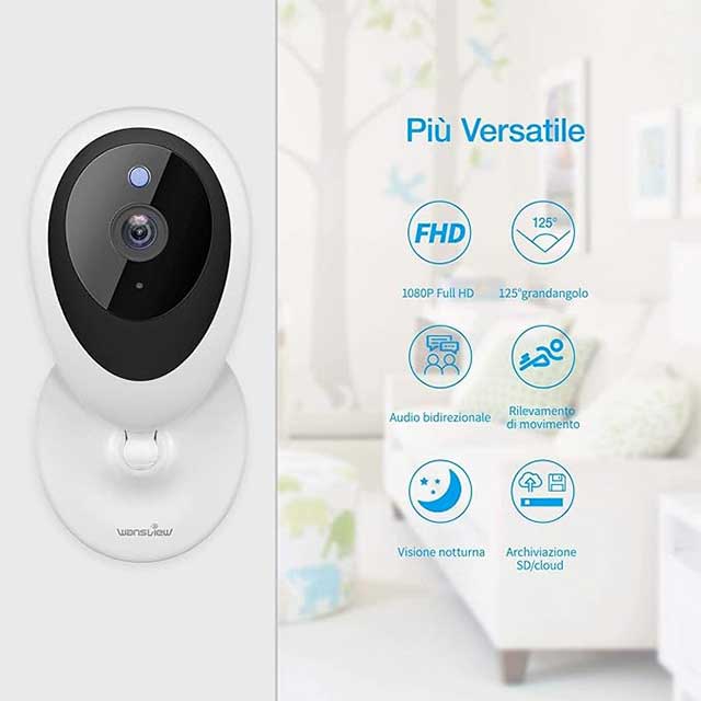 Wansview 1080P WiFi CCTV Home Security Camera