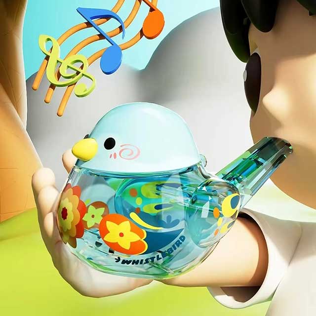 Water Bird Whistle Toy – Musical Bird Call for Babies & Toddlers with Water Sound Effect