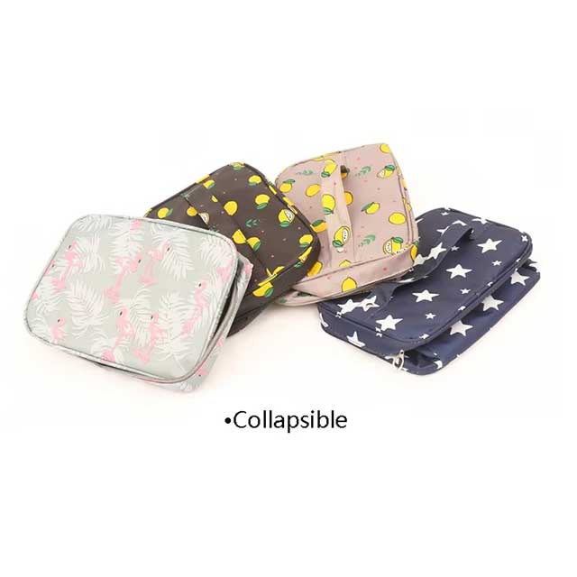 Waterproof Makeup Bag for Women – High Capacity Travel Toiletry Organizer with Zipper for Cosmetics & Beauty Essentials