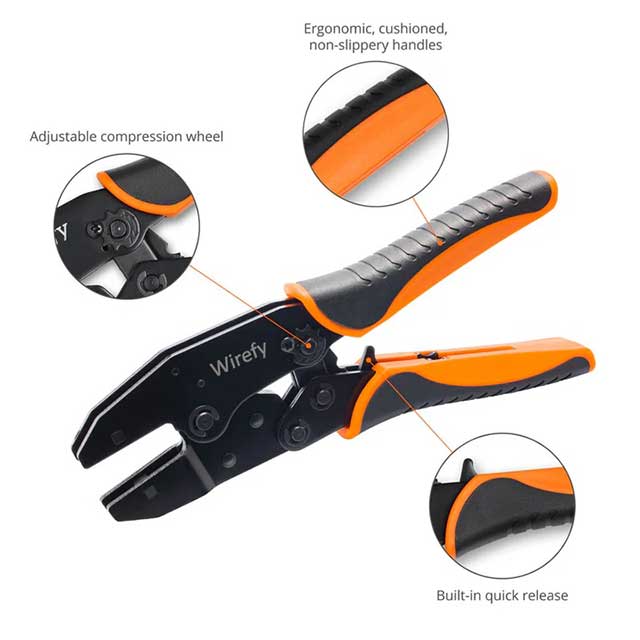 Wirefy Quick Change Crimping Tool